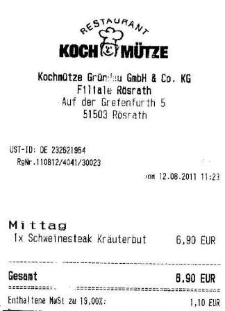 abga Hffner Kochmtze Restaurant